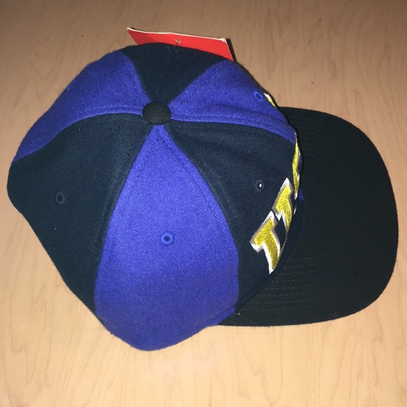 THE HUNDREDS RARE SAMPLE HAT NWT CAP MENS BLUE BLACK YELLOW SNAPBACK 1 OF A KIND - Picture 3 of 6